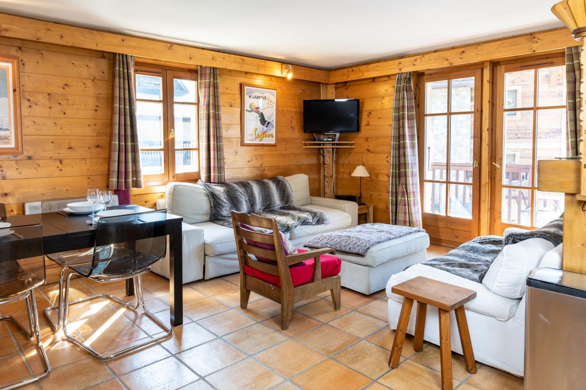 Warm 2-Bedroom Apartment Near The Tourist Office Megeve Exterior photo